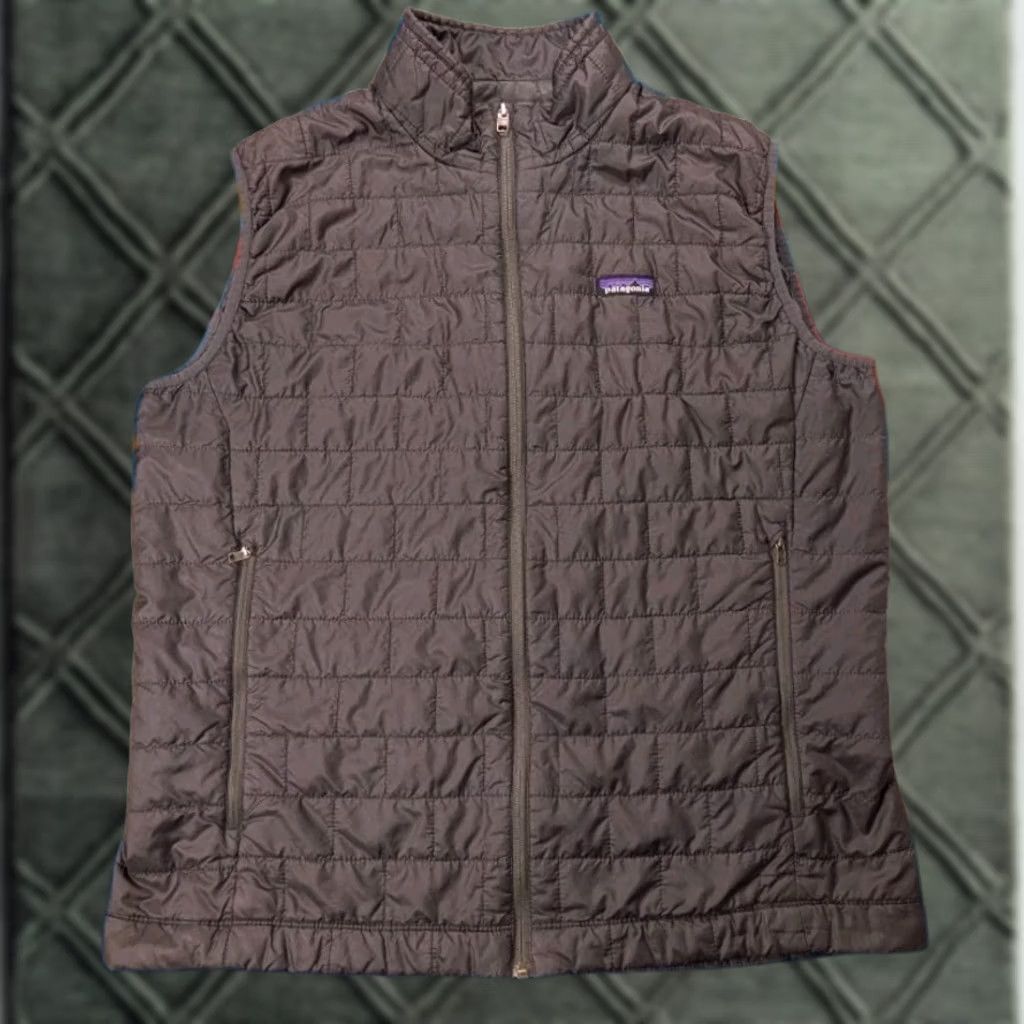 Patagonia Patagonia Nano Puff Vest Puffer Jacket Full Zip Quilted XL Gray Insulated Size US XL / EU 56 / 4 - 1 Thumbnail