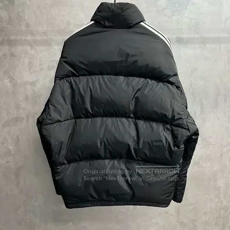 Balenciaga Balenciaga Black logo print striped stand collar long-slee Size XS / US 0-2 / IT 36-38 - 5 Thumbnail