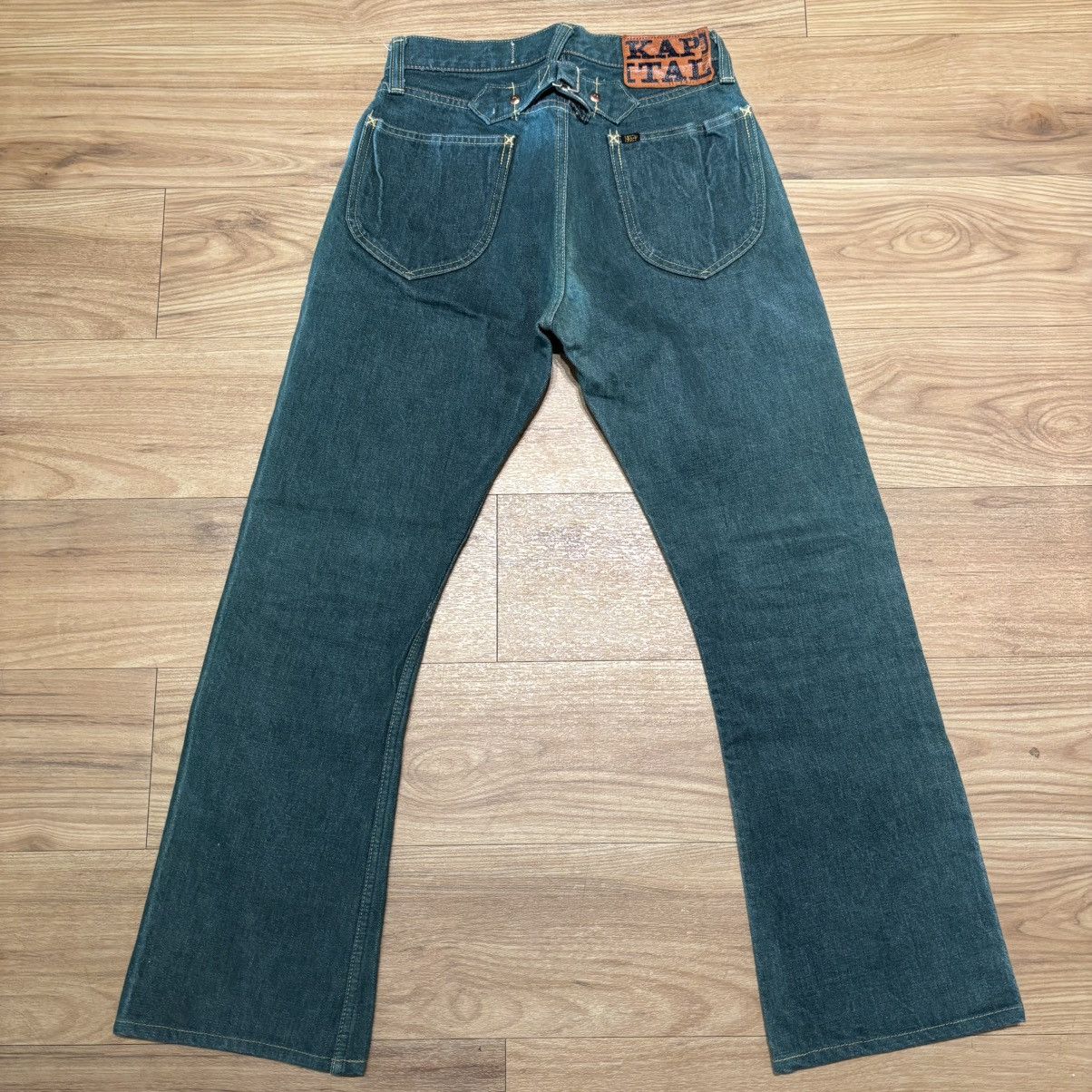 Kapital Kapital No.4 Selvedge Buckle Back Selvedge Jeans Size US 27 - 1 Thumbnail