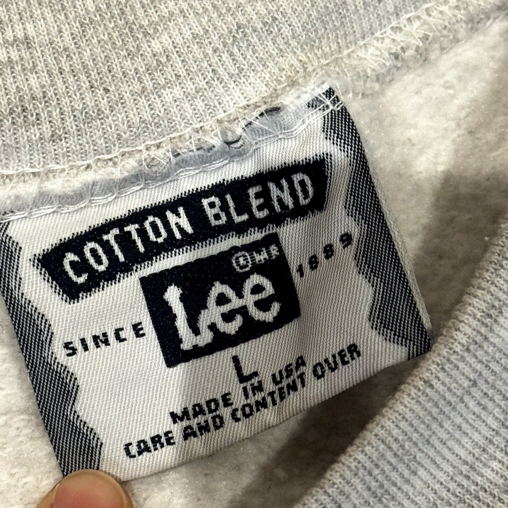 Lee VINTAGE Lee Football Sweatshirt NFL Superbowl Cotton Blend USA Dog Sz Large Size US L / EU 52-54 / 3 - 2 Thumbnail