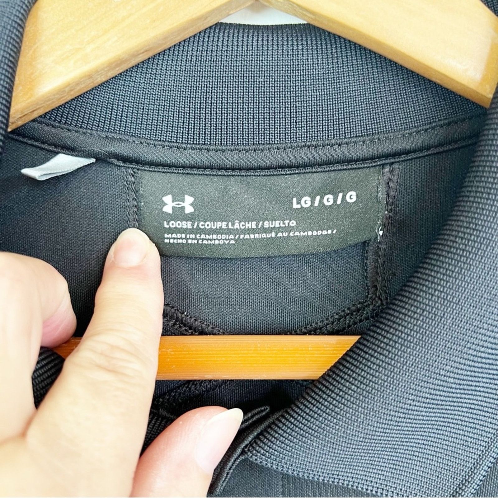 Under Armour Under Armour Black Performance Polo Men’s Size Large Size US L / EU 52-54 / 3 - 4 Thumbnail