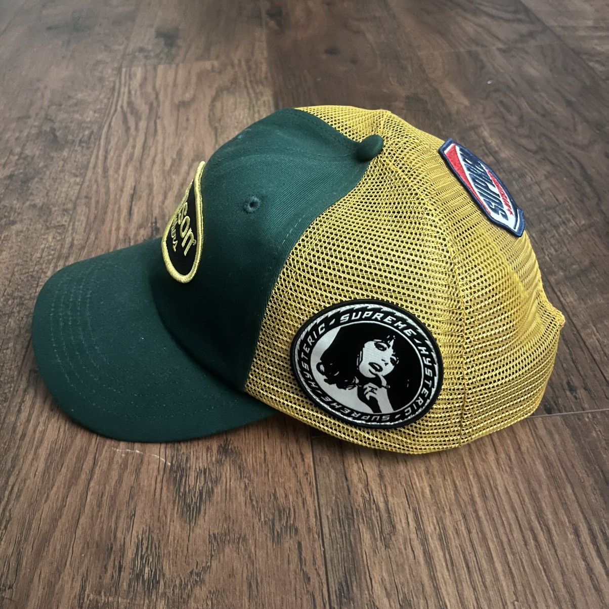 Hysteric Glamour × Supreme × Vanson Leathers Supreme x Hysteric Glamour x Vanson Leathers Trucker Hat Size ONE SIZE - 4 Thumbnail