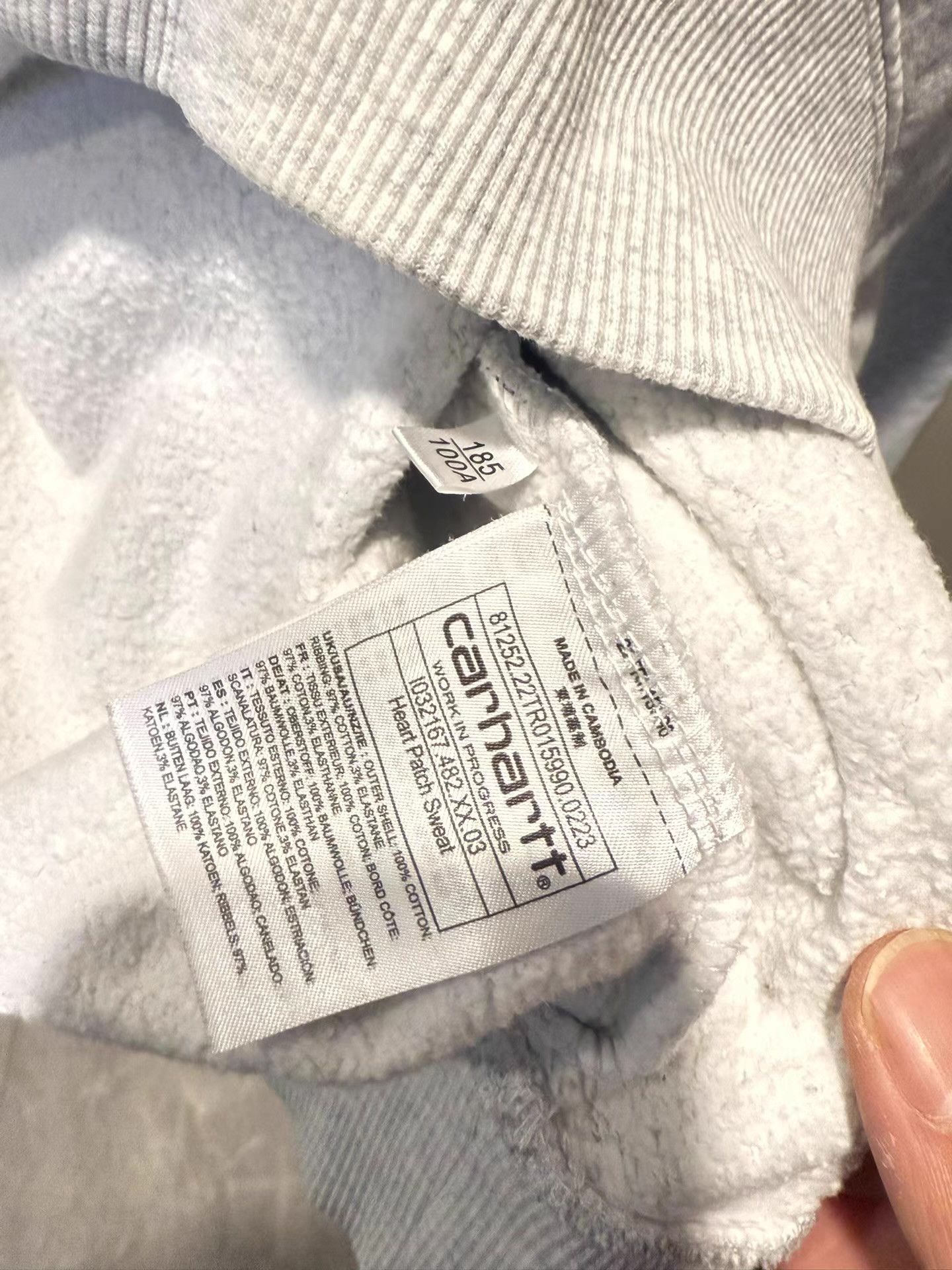 Carhartt Wip Carhartt WIP SS23 Heart Embroidered Badge Hoodie。 Ｑ20 Size US XL / EU 56 / 4 - 5 Thumbnail