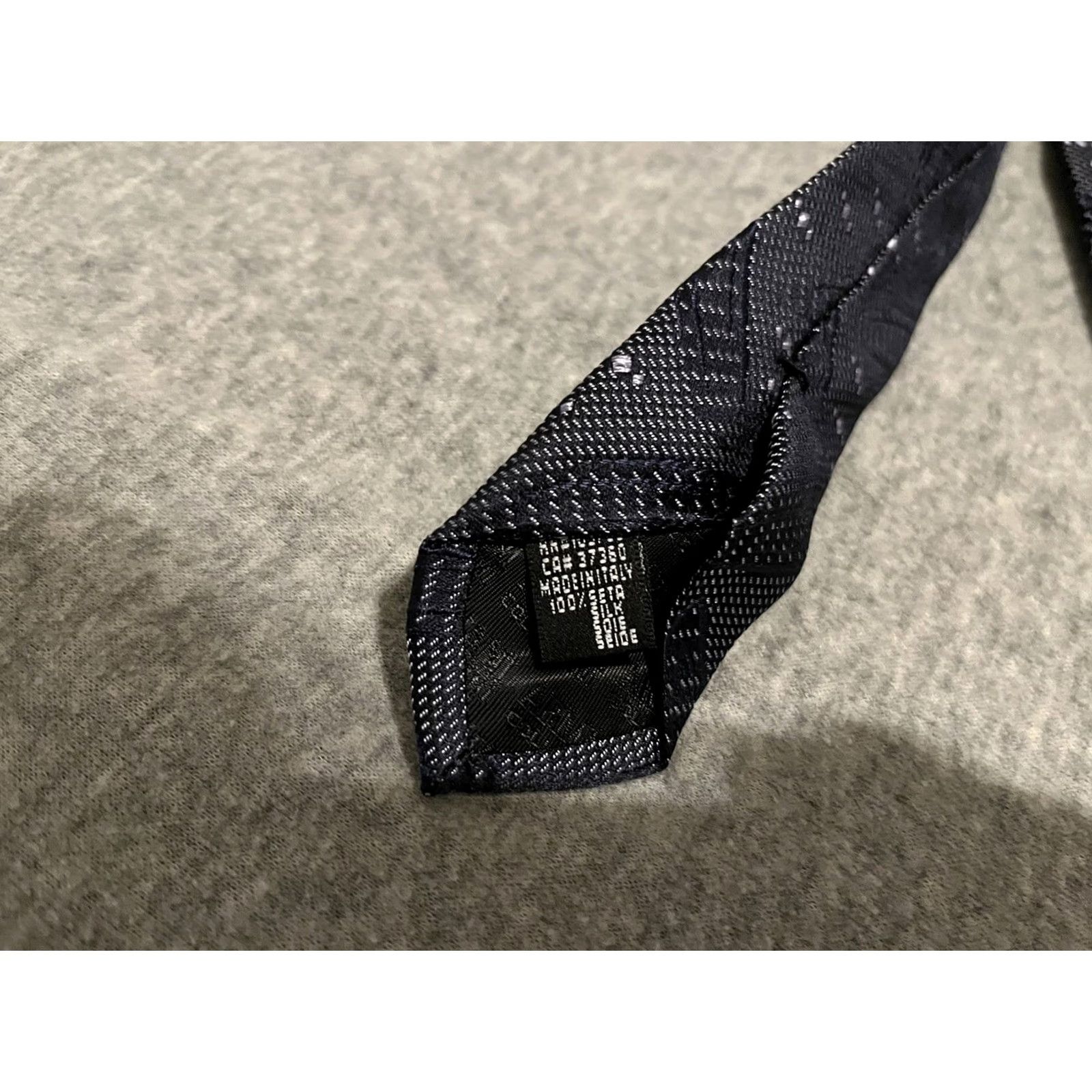 Armani Armani Collezioni Tie Men Blue 100% Silk 59" Classic Length Size ONE SIZE - 4 Thumbnail