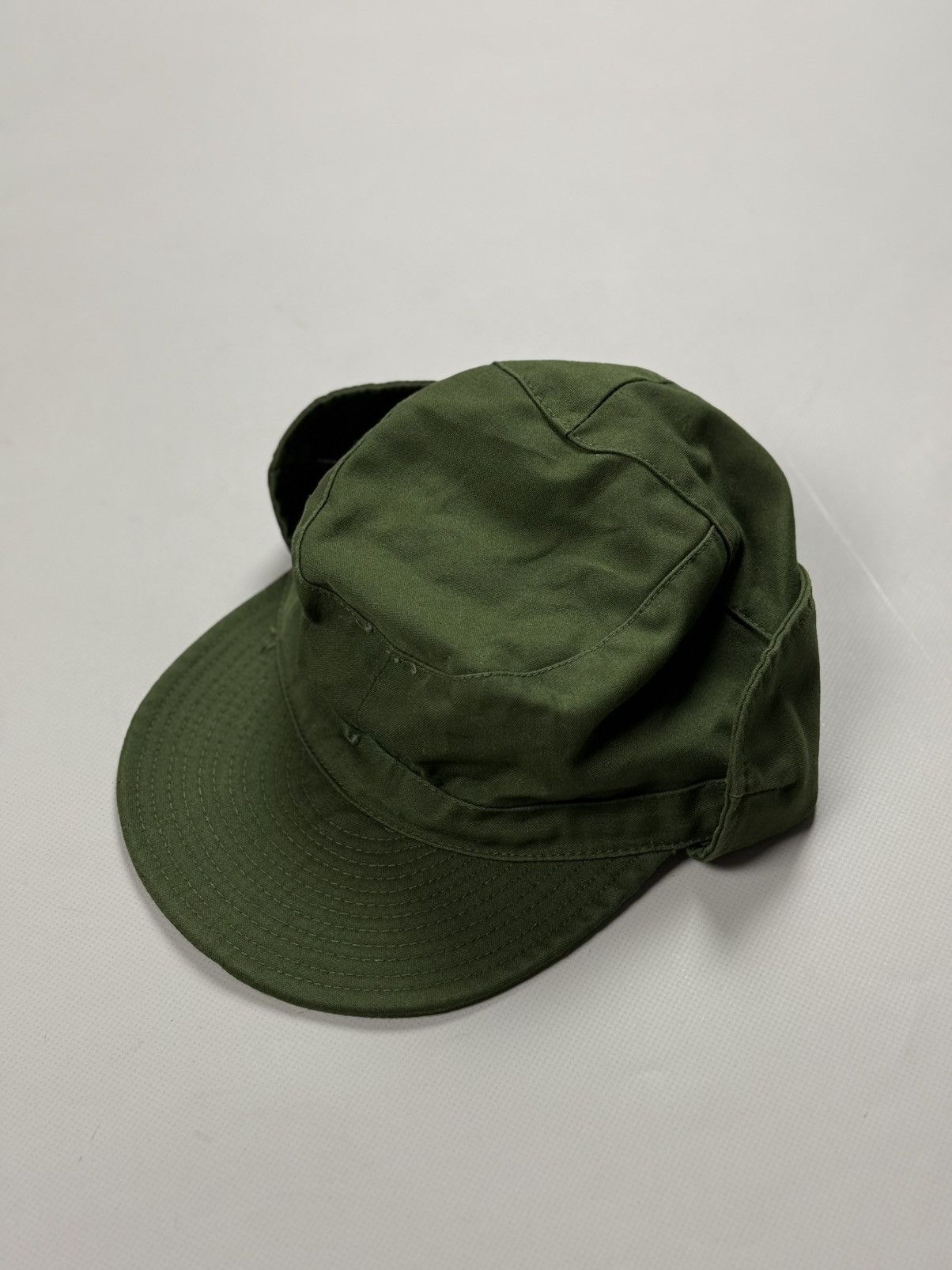 Vintage Vintage Swedish Army Military Earwarmer Flap Ear Cap Hat Size ONE SIZE - 5 Thumbnail