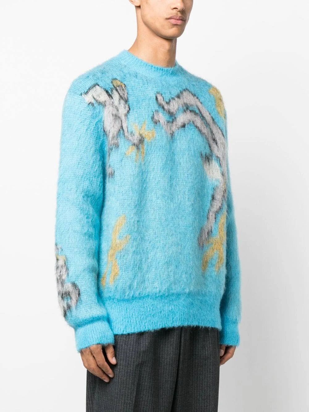 Marni o1srvl11e0624 Crewneck in Blue Size US M / EU 48-50 / 2 - 3 Thumbnail