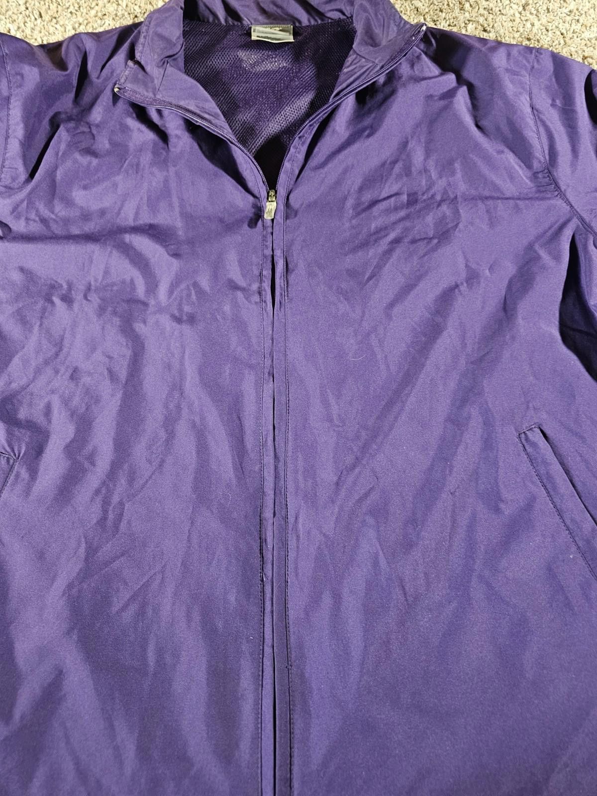 New Balance Full Zip Purple New Balance Jacket Vented Zip Pockets LARGE Size US L / EU 52-54 / 3 - 2 Thumbnail