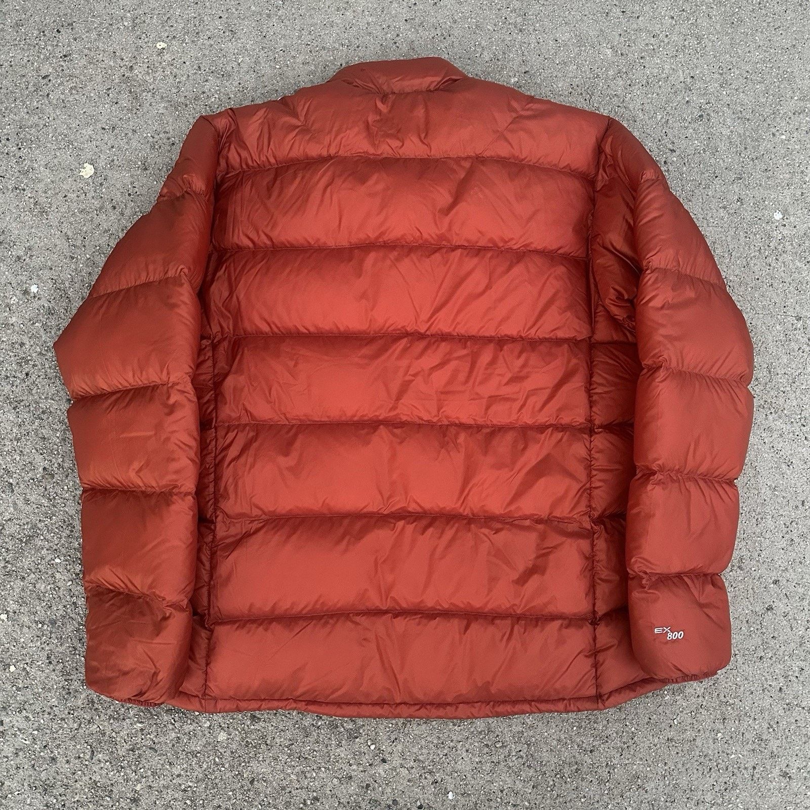 Montbell × Patagonia × The North Face Montbell EX 800 Light Alpine Orange Goose Down Puffer Jacket Size US XL / EU 56 / 4 - 4 Thumbnail