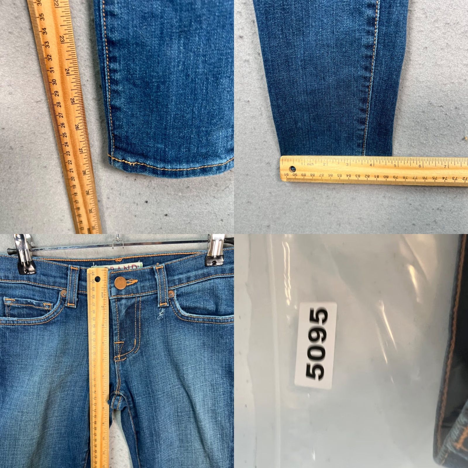 J Brand J Brand Jeans Skinny 5-Pocket Denim Classic Blue Wash Womens Size 25 Adult Regular Slim Stretch Size 42" / US 20 - 8 Thumbnail