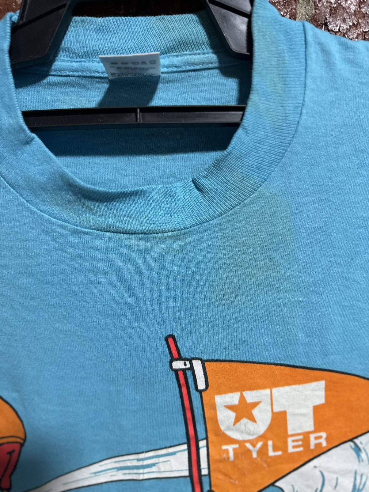 Fruit Of The Loom Vintage Dr Pepper With Flag Tyler Faded Tee Size US L / EU 52-54 / 3 - 10 Thumbnail