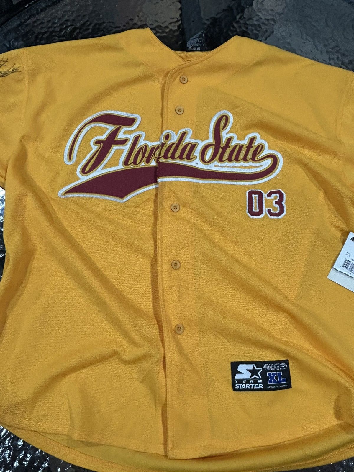 Starter × Vintage Vintage Starter Seminoles FSU Jersey Medium Baseball Jersey Size US M / EU 48-50 / 2 - 1 Thumbnail