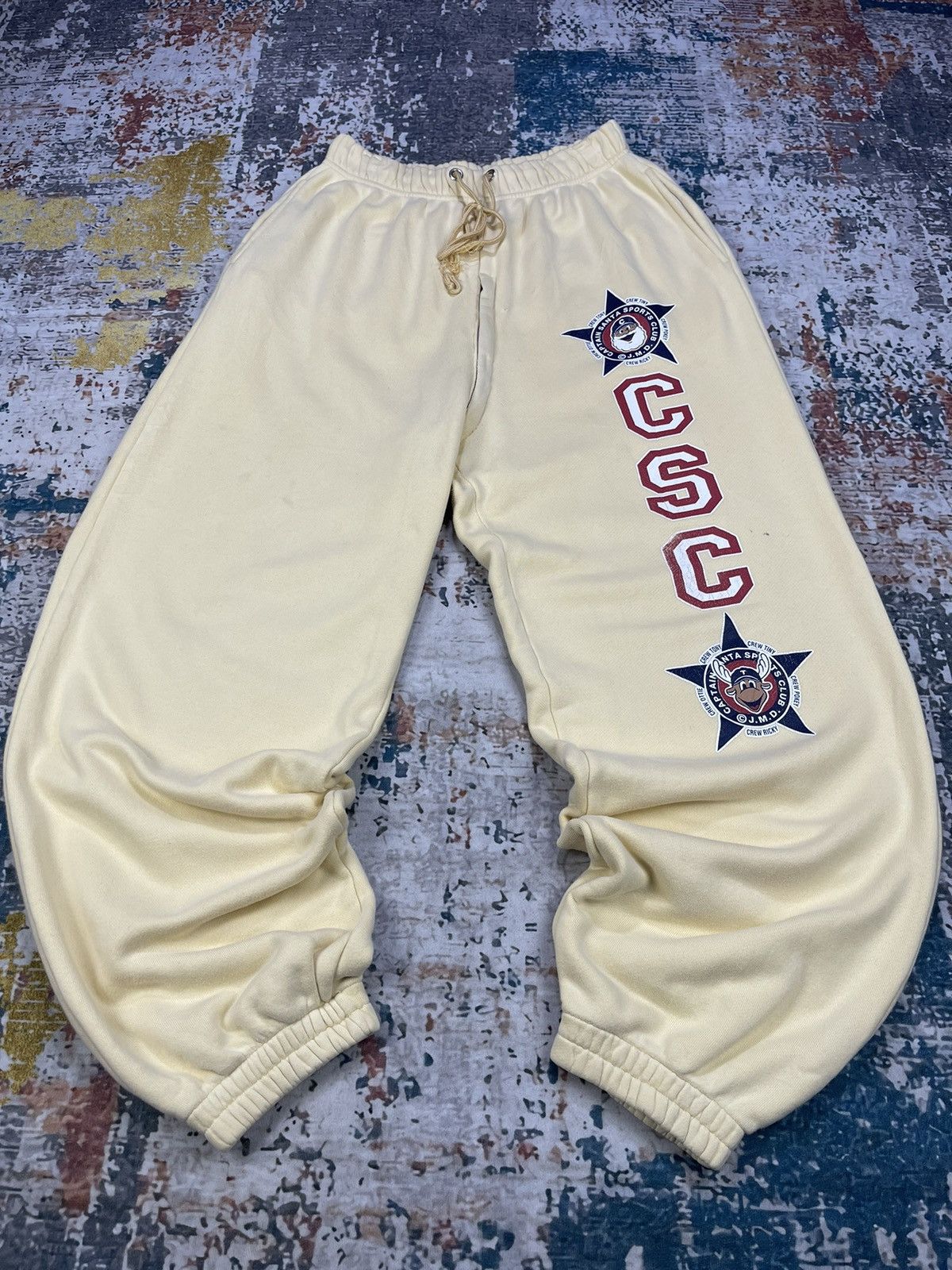 Captain Santors Vintage Captain Santa Over Printed Sweatpants Size US 30 / EU 46 - 1 Thumbnail