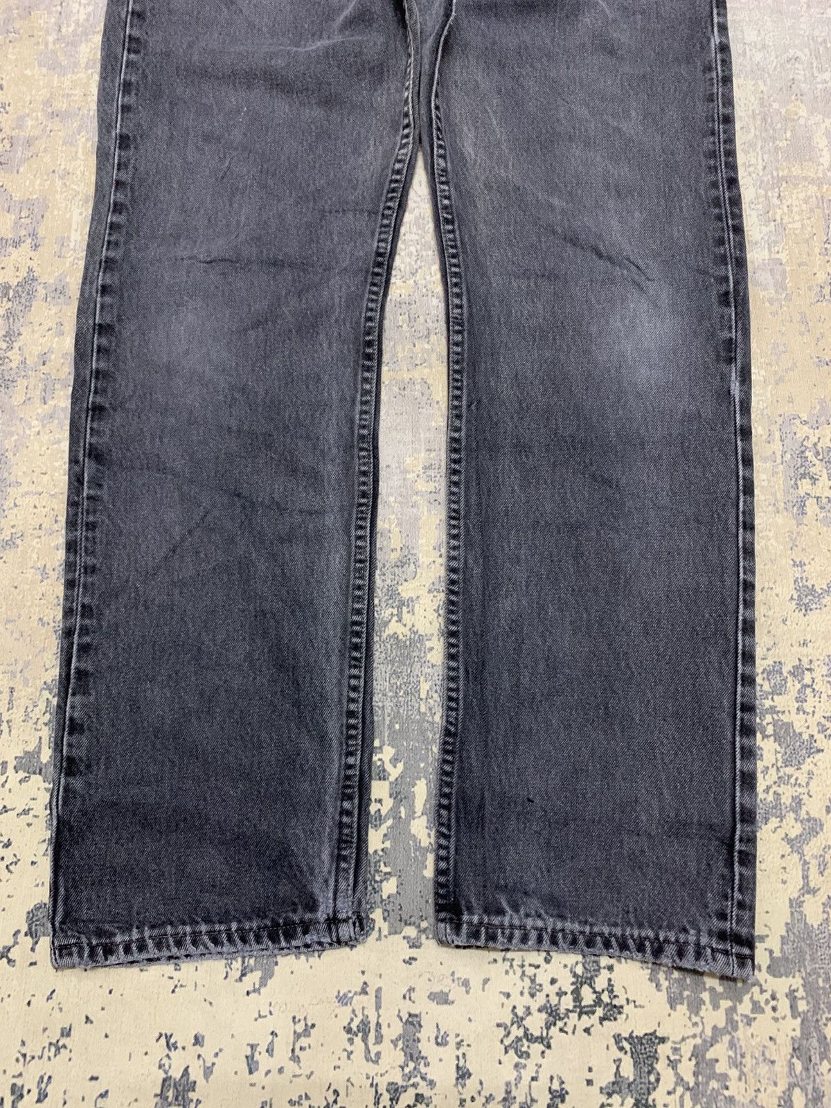 Size 30x35 Vintage Levis 501 Repaired Denim Loose Jeans