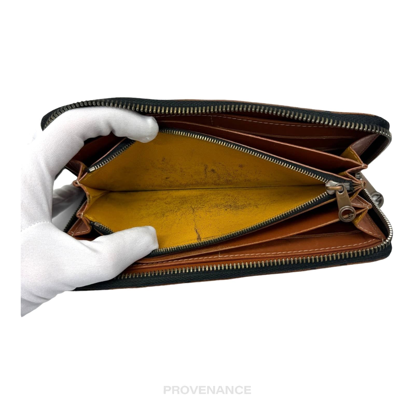 Goyard 🔴 Goyard Matignon Long Zipped Wallet - Black/Tan Size ONE SIZE - 8 Thumbnail