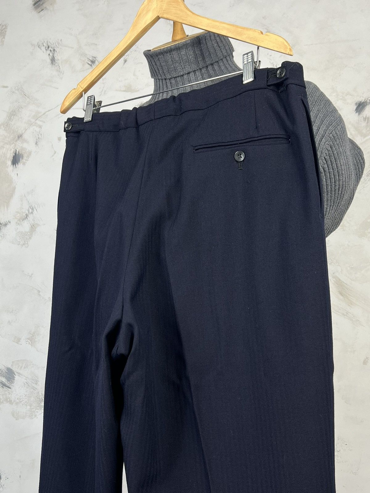 Burton Burton Tailored Navy Two Piece Suit Jacket Trousers L - XL Size 50R - 14 Thumbnail