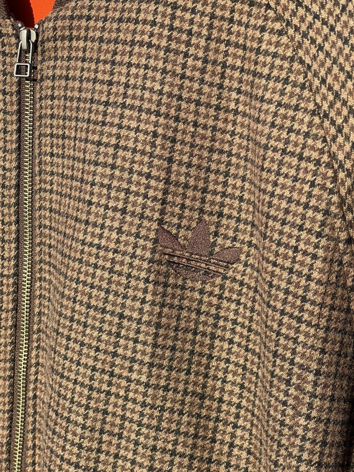 Adidas 2015 Adidas Tweed Wool Bomber Jacket UK style checkered Size US L / EU 52-54 / 3 - 5 Thumbnail