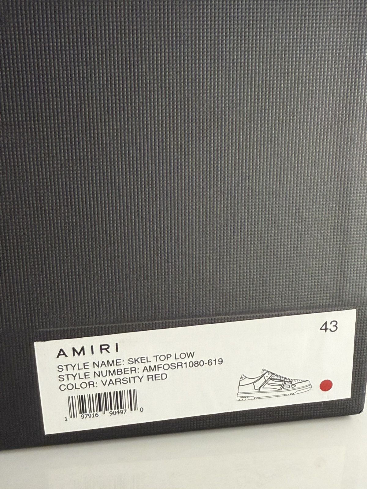 Amiri AMIRI SKEL top low sneakers Size US 9 / EU 42 - 7 Thumbnail