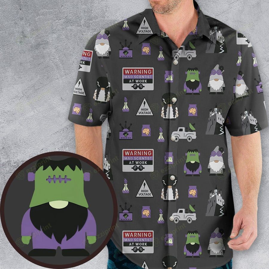 Other Frankenstein Mad Scientist Hawaiian Shirt Size US L / EU 52-54 / 3 - 1 Thumbnail