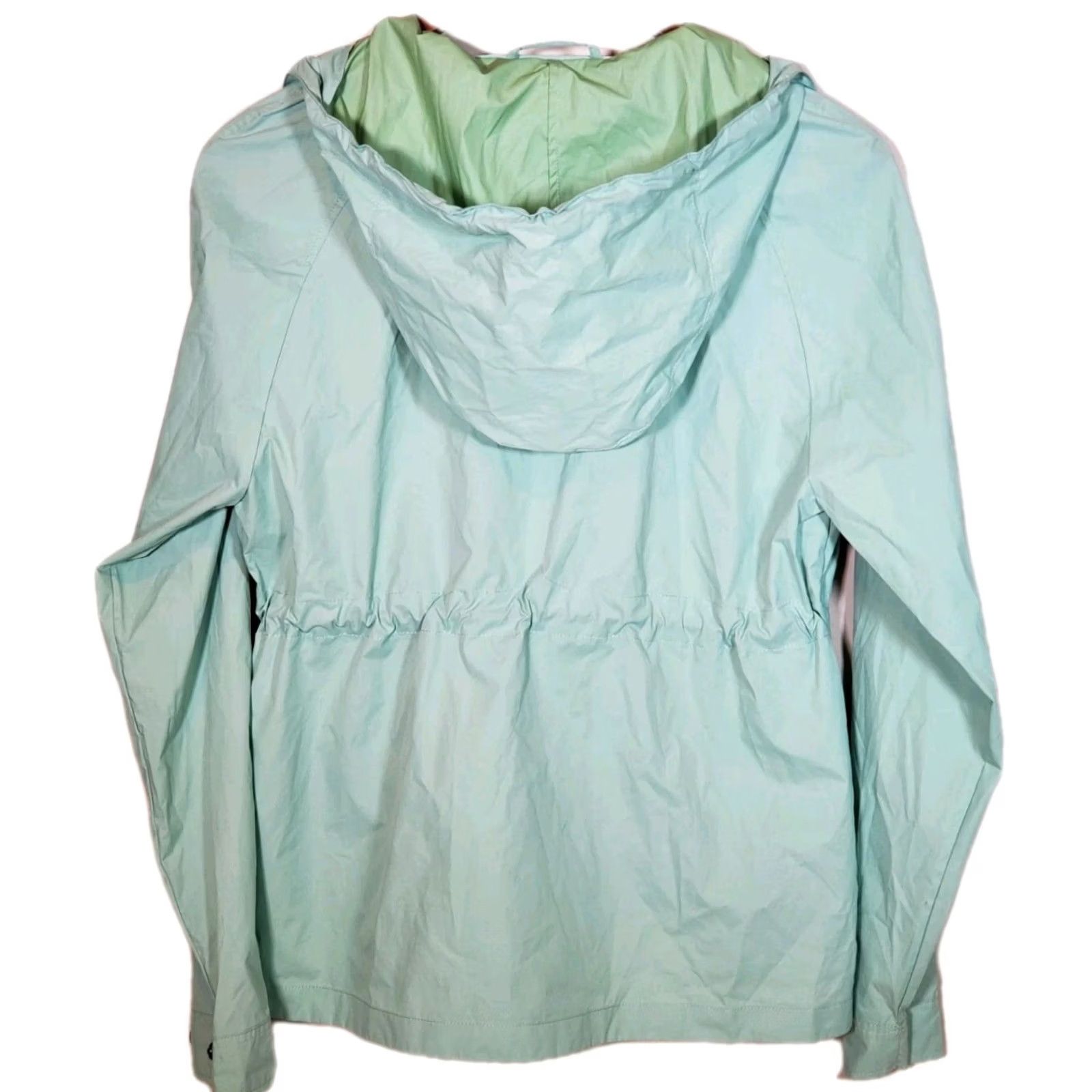 Hunter HUNTER Original Packable Full Zip Hooded Rain Jacket Light Mint Green Women's XS Jacket Size XS / US 0-2 / IT 36-38 - 3 Thumbnail