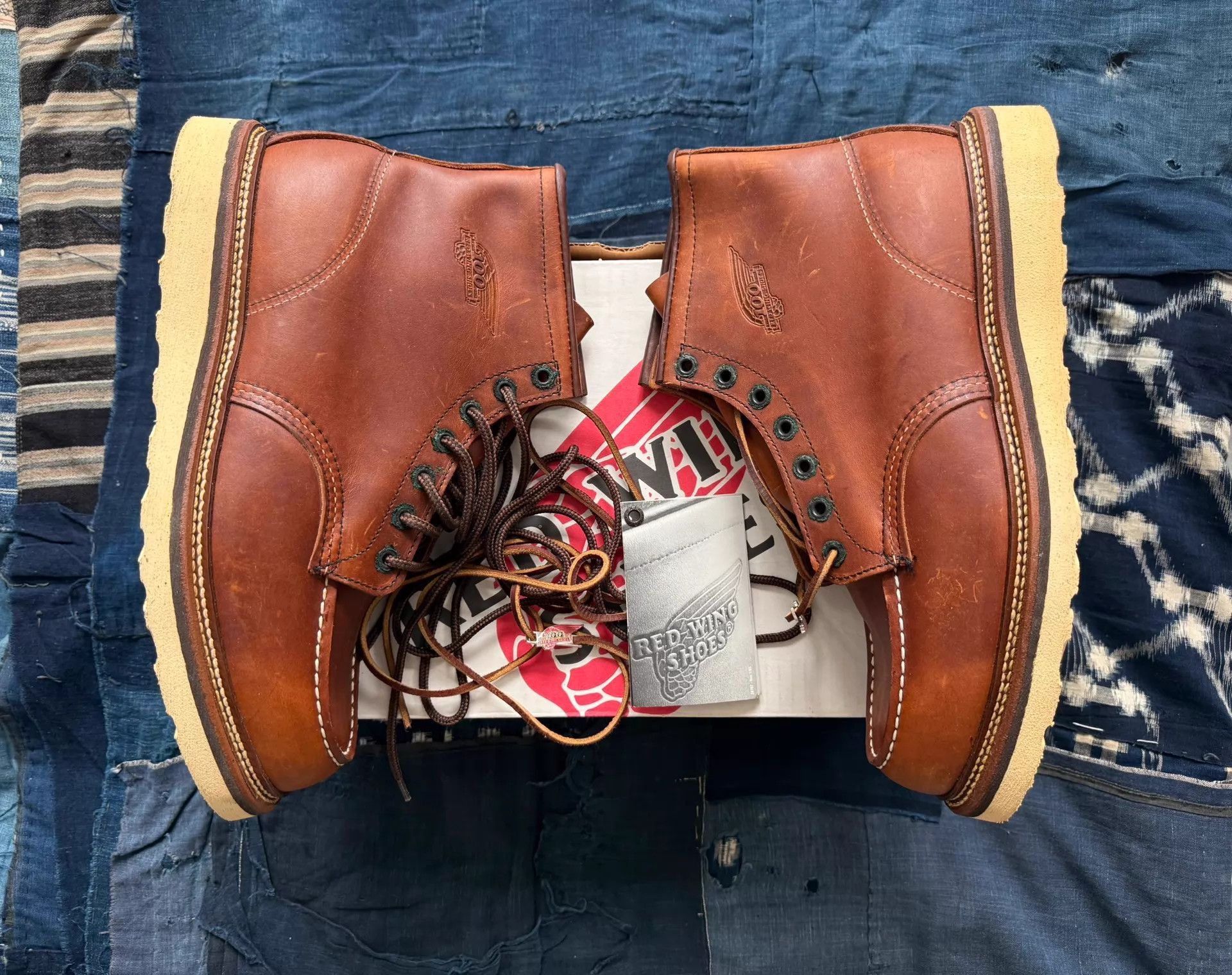 Red Wing Brown Leather Boots Size 11 Size US 11 / EU 44 - 1 Thumbnail