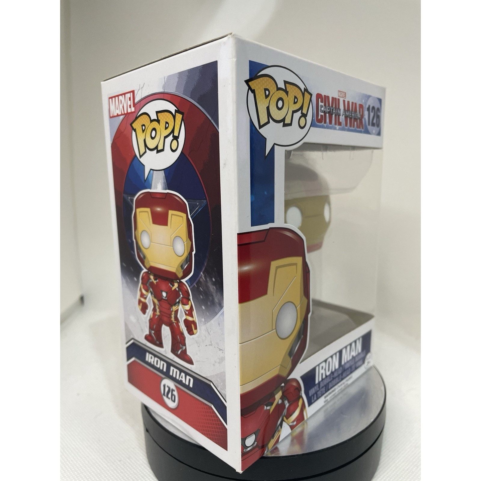 Marvel Comics Funko Pop! Vinyl: Marvel - Iron Man #126 With Pop Protector Size ONE SIZE - 9 Thumbnail