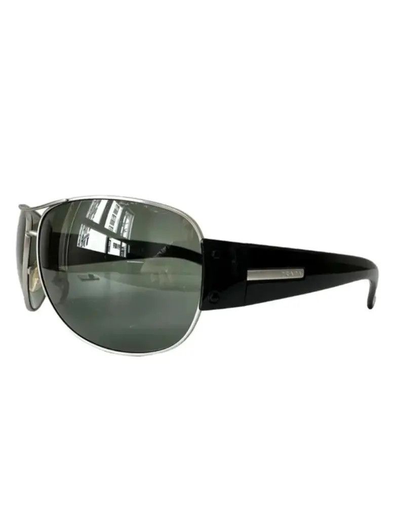 Prada × Vintage PRADA Sunglasses Star Mask Flame Sport Metal RI843 Size ONE SIZE - 1 Thumbnail