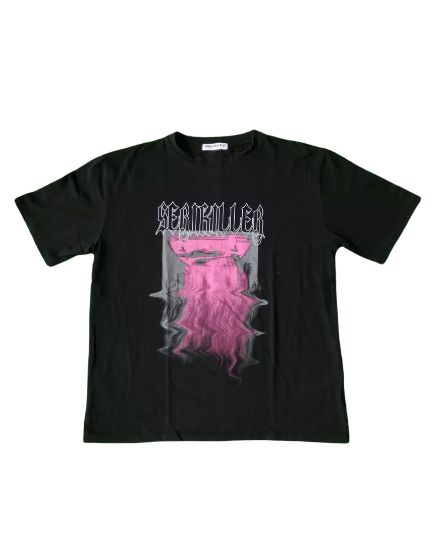 If Six Was Nine × Japanese Brand Highway-G Serikiller Punk Like Japan Streetwear Tees Size US M / EU 48-50 / 2 - 1 Thumbnail