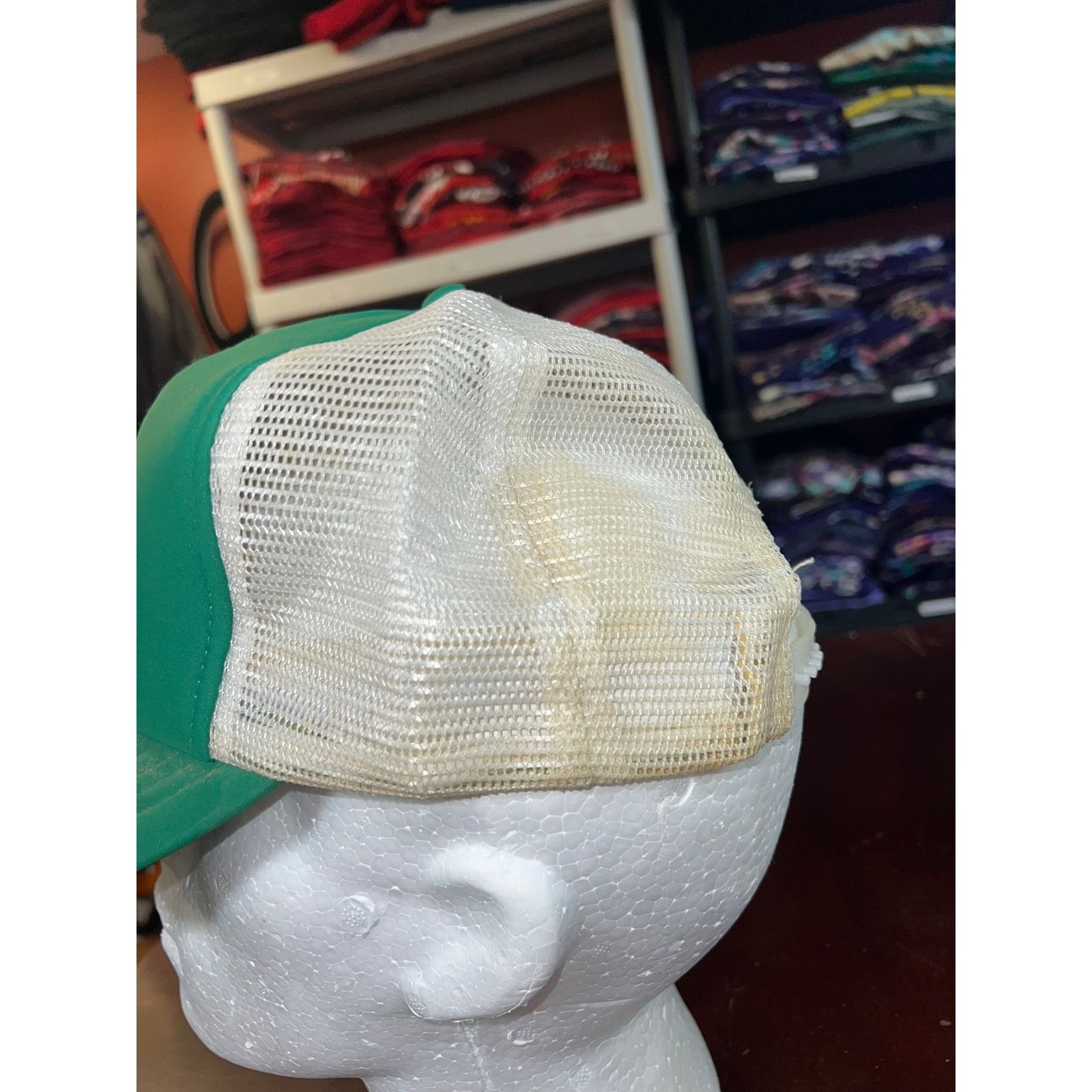 Vintage Vintage Bass Hat Sport Association Green Snapback Cap Worn Size ONE SIZE - 5 Thumbnail