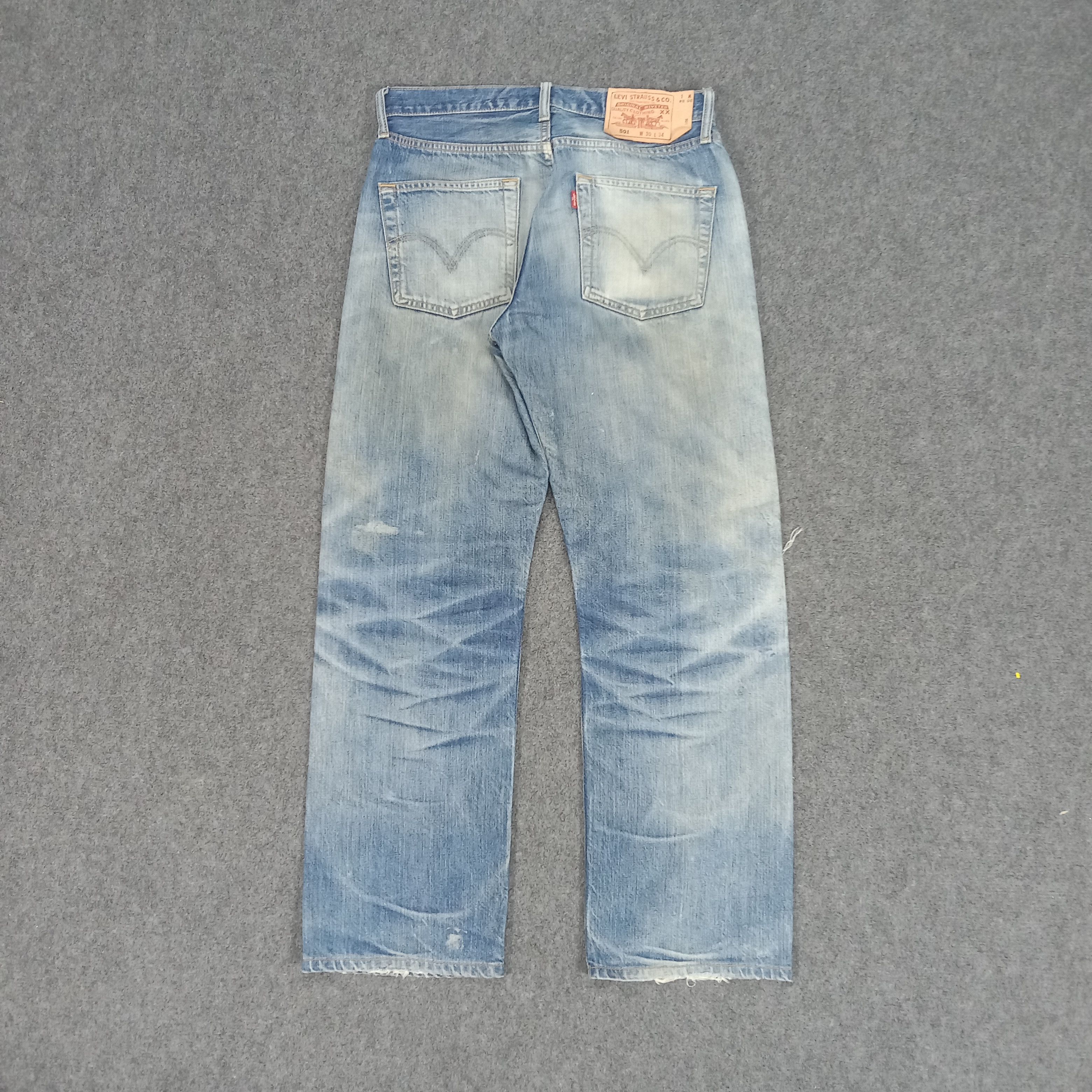 Levi's × Vintage Levi's American Distressed Style Denim Jeans Size US 29 - 5 Thumbnail
