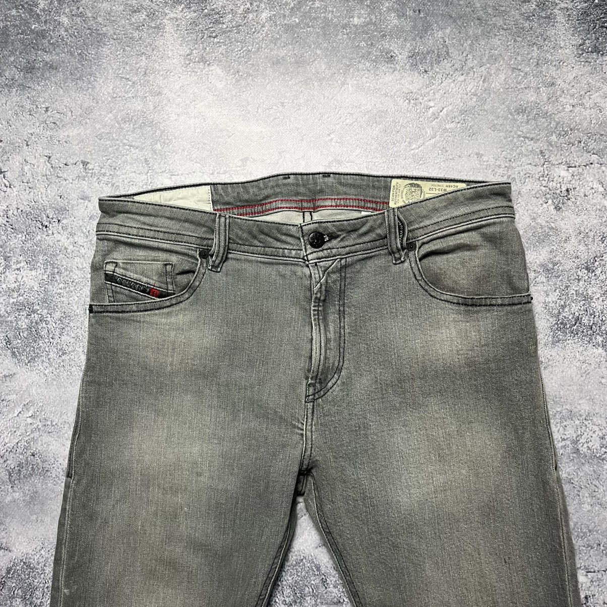 Diesel Vintage Diesel Thommer-C Slim Skinny Denim Gray Jeans Y2K Size US 33 - 2 Thumbnail