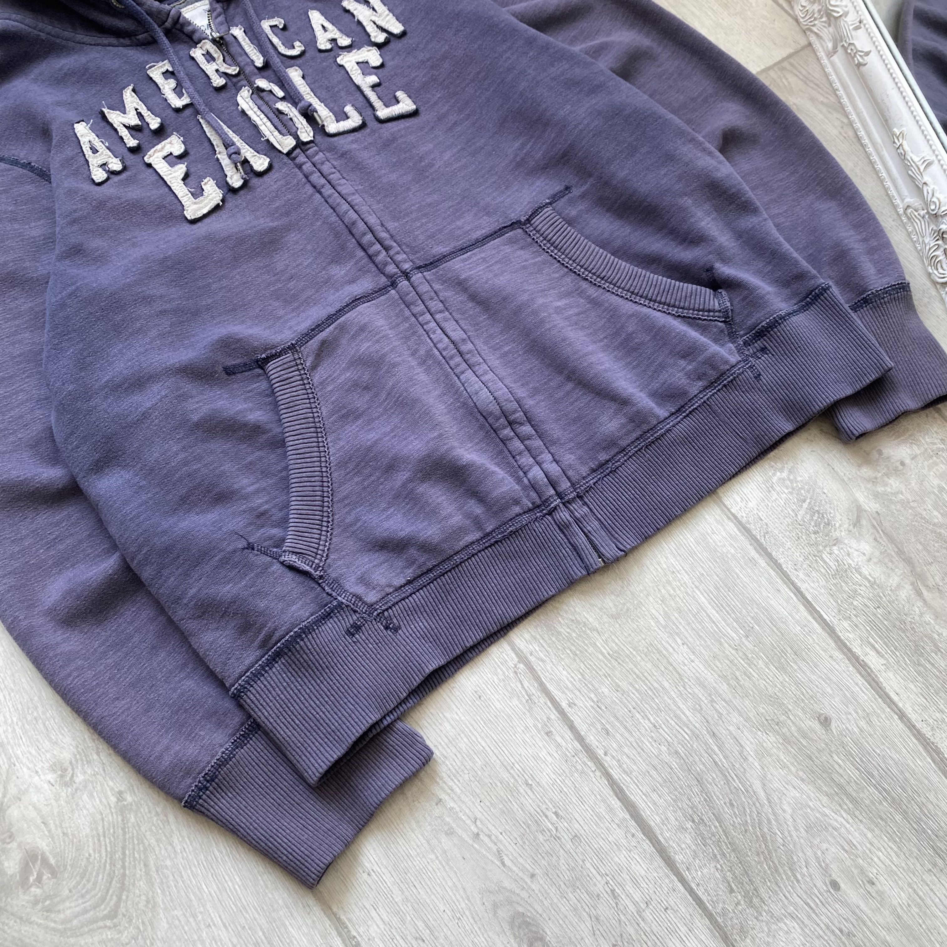 American Eagle Outfitters Vintage Sun Faded American Eagle heavy hoodie worker Size US XL / EU 56 / 4 - 3 Thumbnail