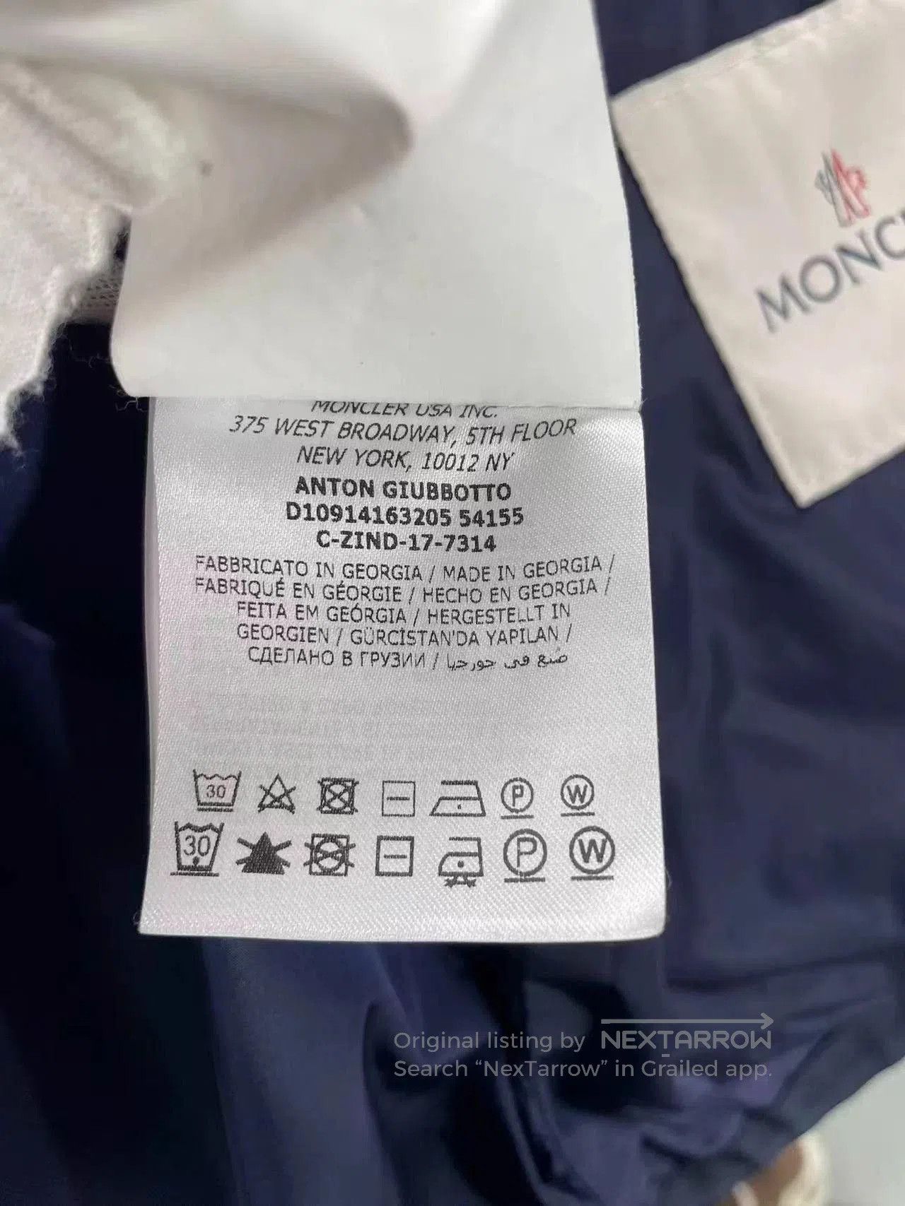 Moncler Blue Lightweight Hooded Jacket Size S. Size US S / EU 44-46 / 1 - 6 Thumbnail