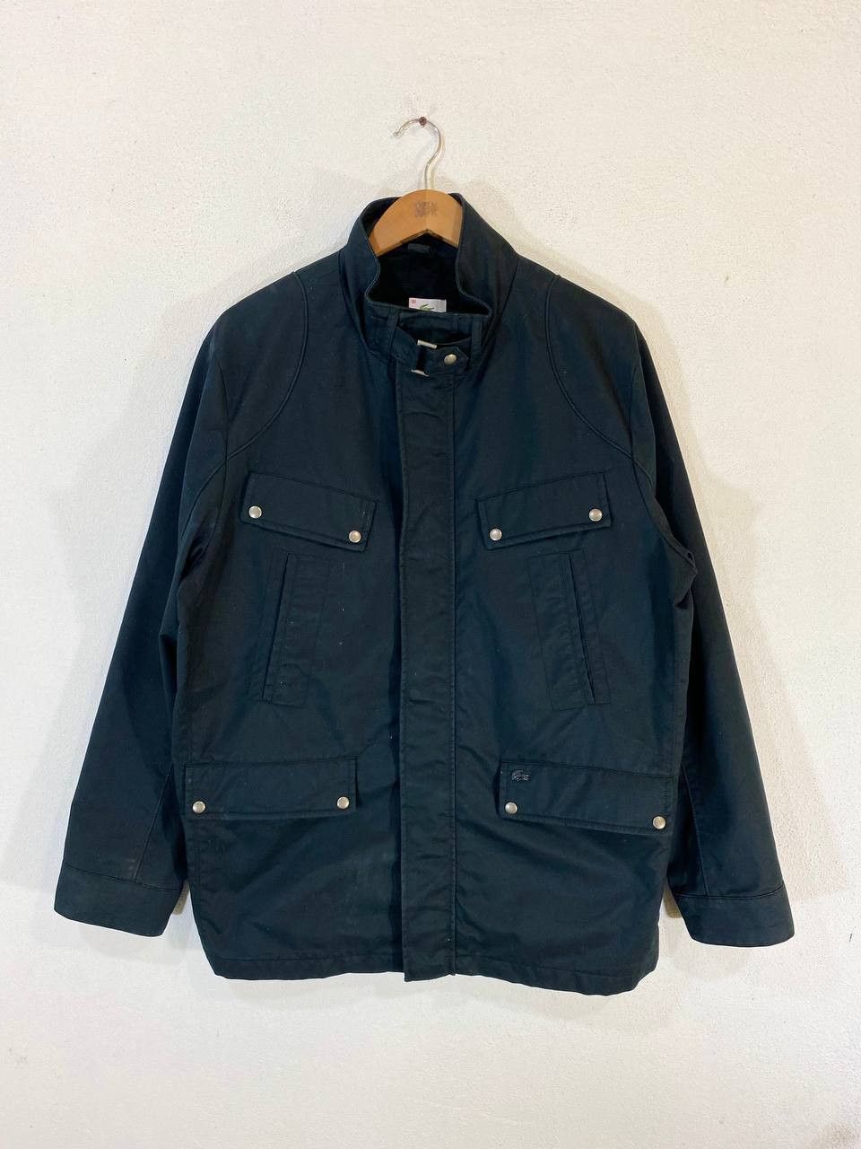 image of Archival Clothing x Avant Garde Lacoste Multipocket Black Jacket Nice Design, Men's (Size XL)