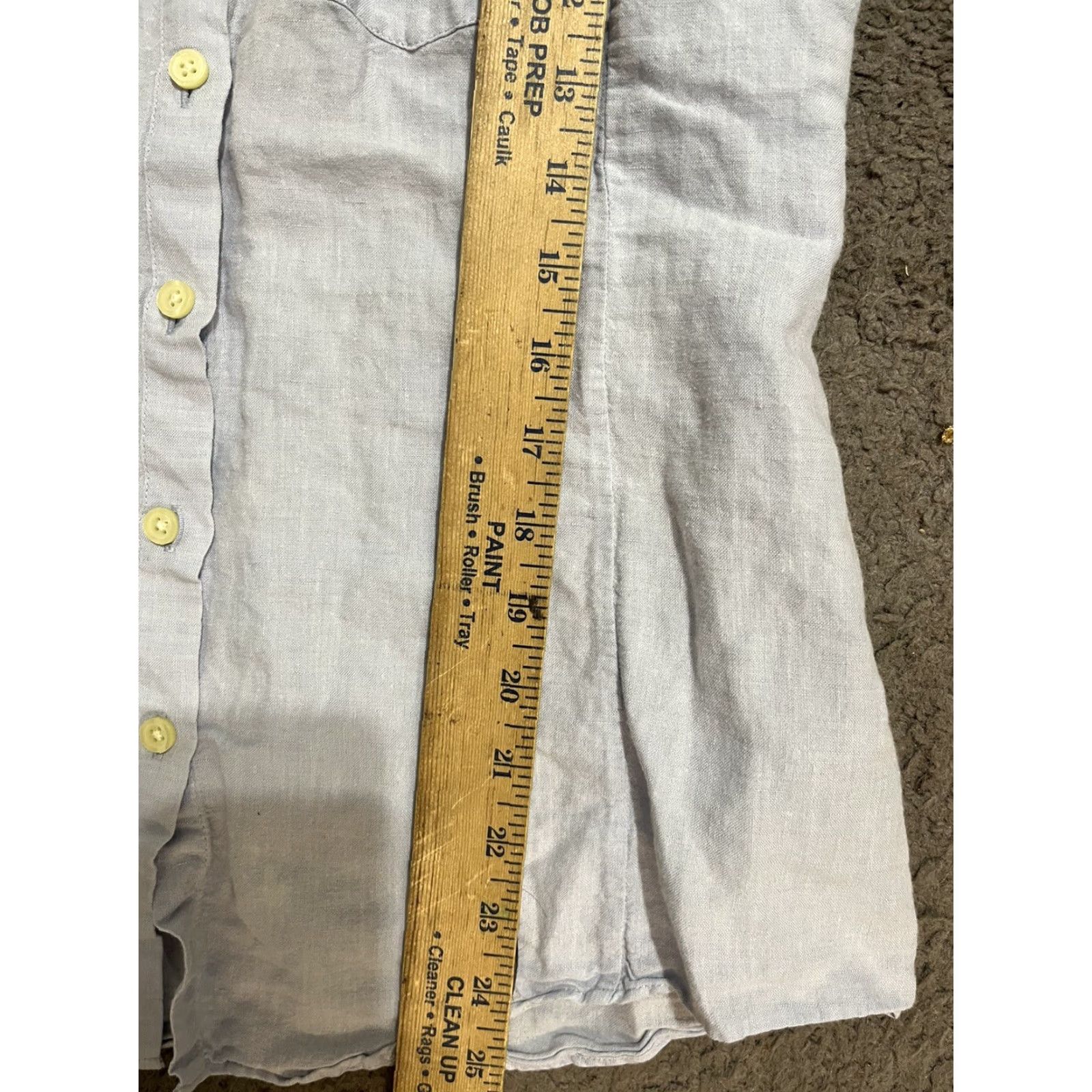 Banana Republic VINTAGE Banana Republic Women's Button-Up Shirt XS Blue Long Sleeve Collared All Seasons Size XS / US 0-2 / IT 36-38 - 5 Thumbnail