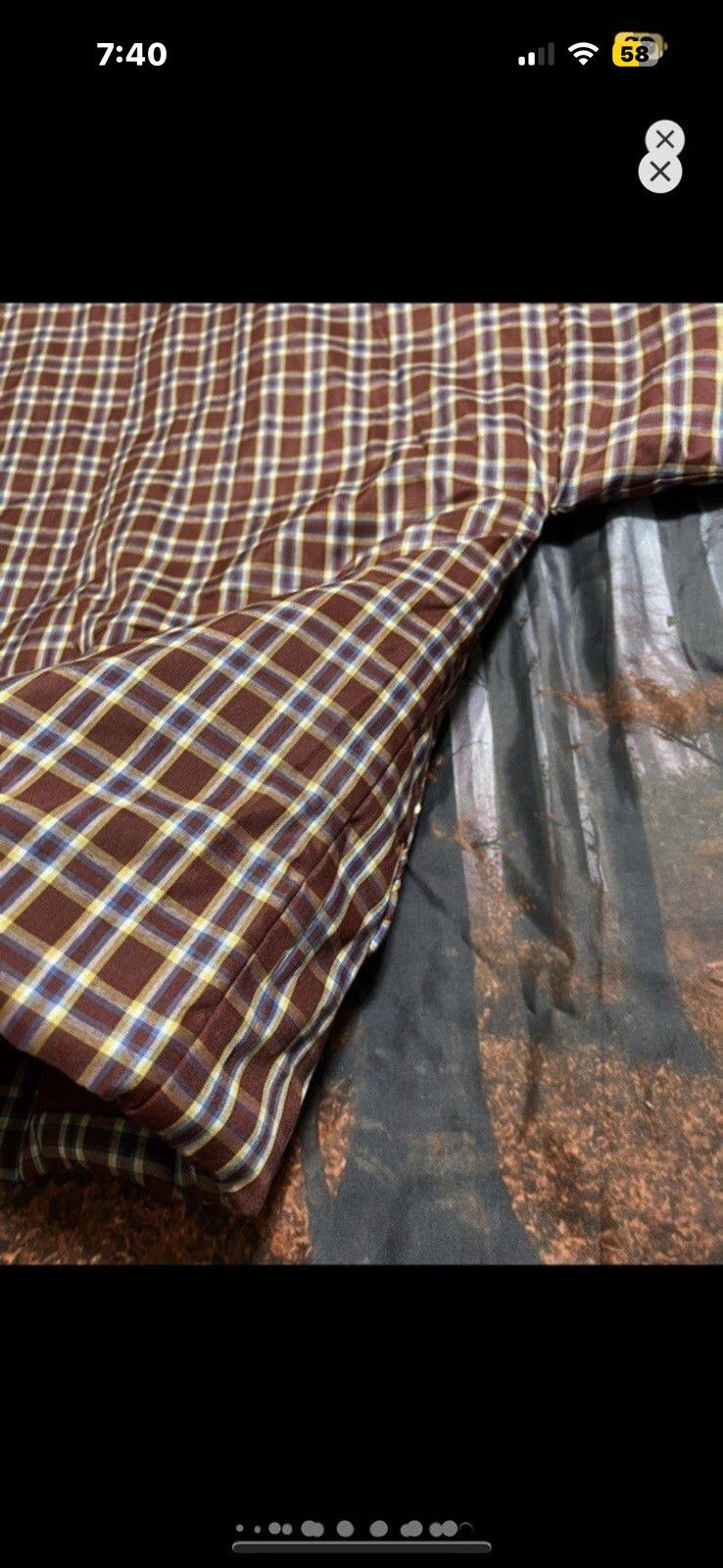 Vintage ***FINAL DROP***RARE 00s PLAID CHECKER DOWN KIMONO L Size US L / EU 52-54 / 3 - 19 Thumbnail