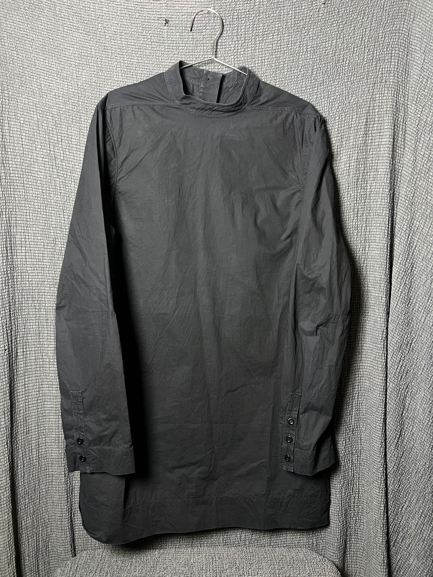 Rick Owens Rick Owens 17ss Crewneck Button Longsleeve Size US M / EU 48-50 / 2 - 1 Thumbnail