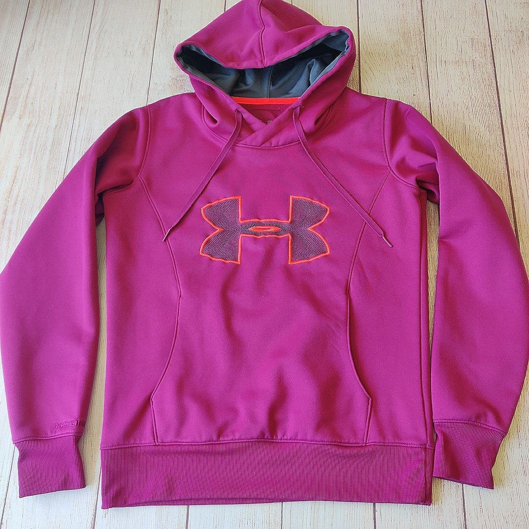 Under Armour Storm ColdGear semi-fitted fleece lined hoodie sz S Size S / US 4 / IT 40 - 2 Thumbnail