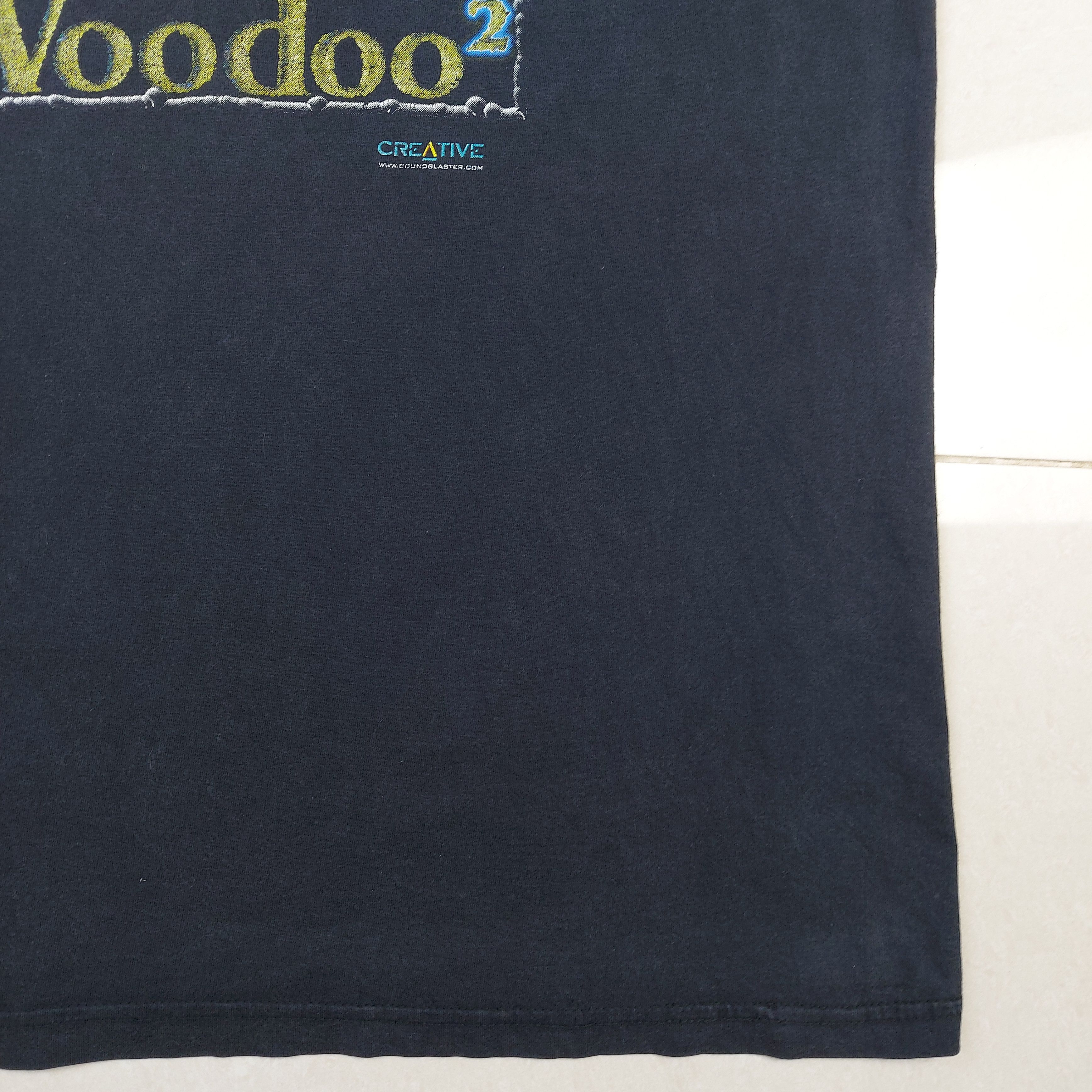 Microsoft VTG 1998 Creative 3D Blaster Voodoo2 Video Card Promo TEE Size US L / EU 52-54 / 3 - 16 Thumbnail