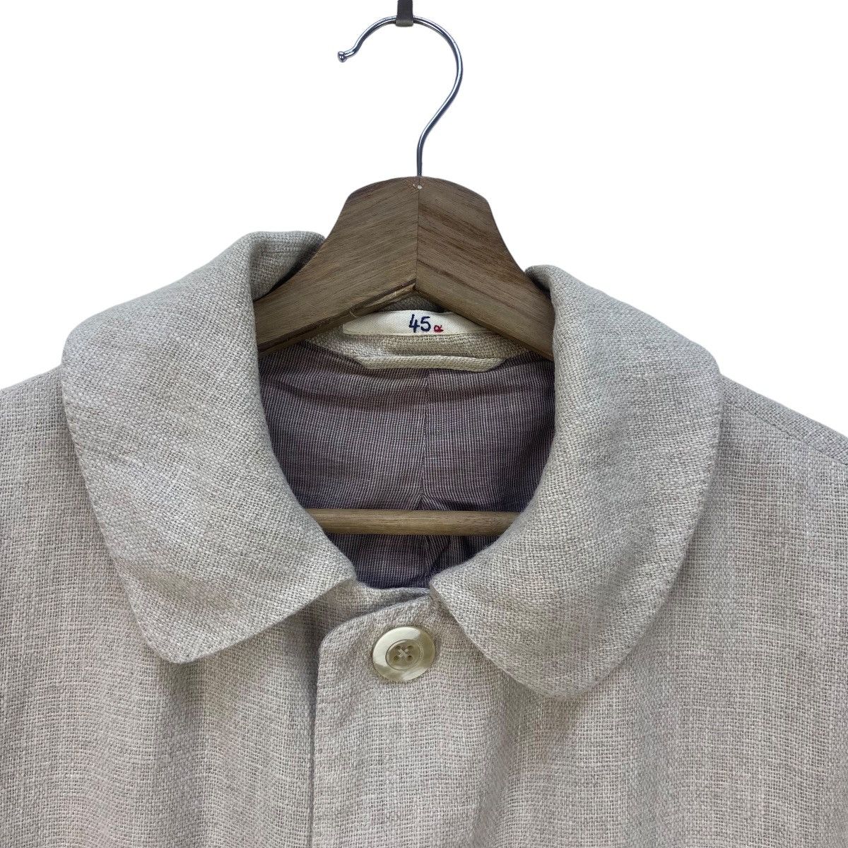 45rpm Vintage 45rpm by Kiro Hirata 100% Linen Long Coat Size US S / EU 44-46 / 1 - 8 Thumbnail