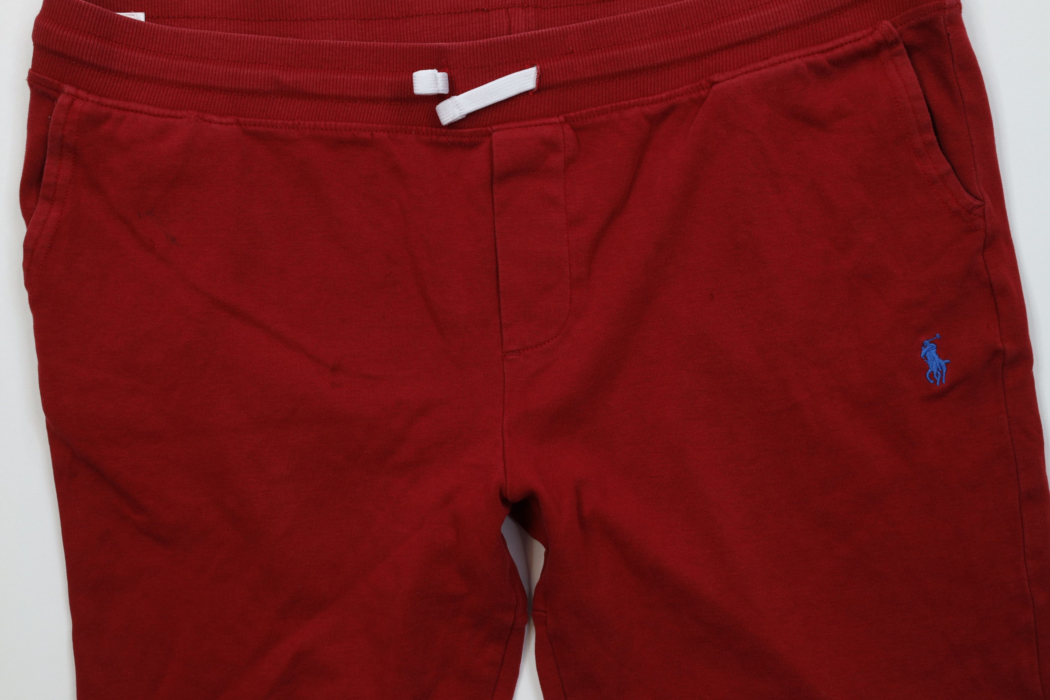 Polo Ralph Lauren Vintage Y2K Ralph Lauren Above Knee Knit Shorts Red Size US 38 / EU 54 - 3 Thumbnail