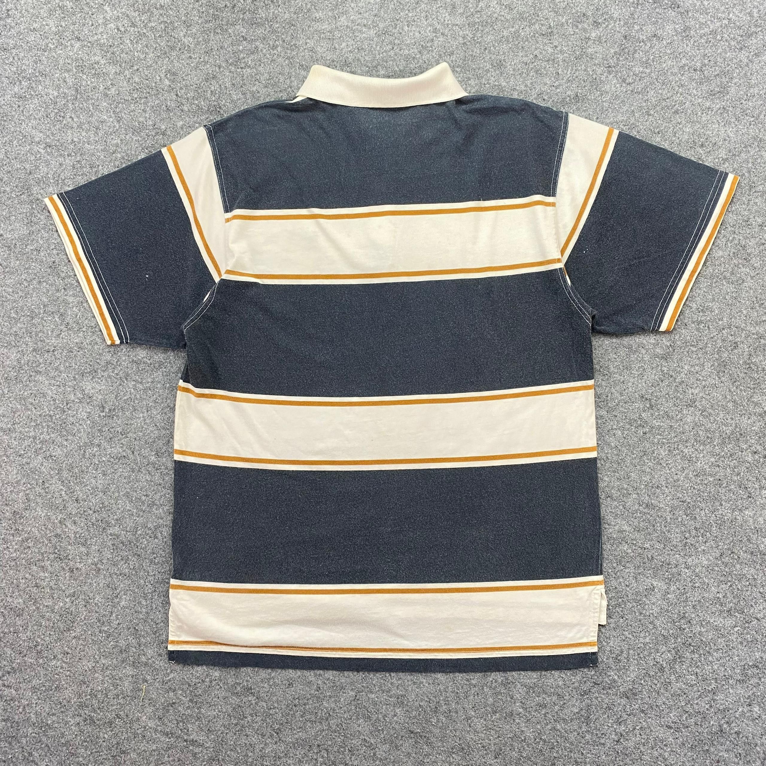 Nike Vintage Nike Stripe Polo Shirt Size US M / EU 48-50 / 2 - 2 Thumbnail