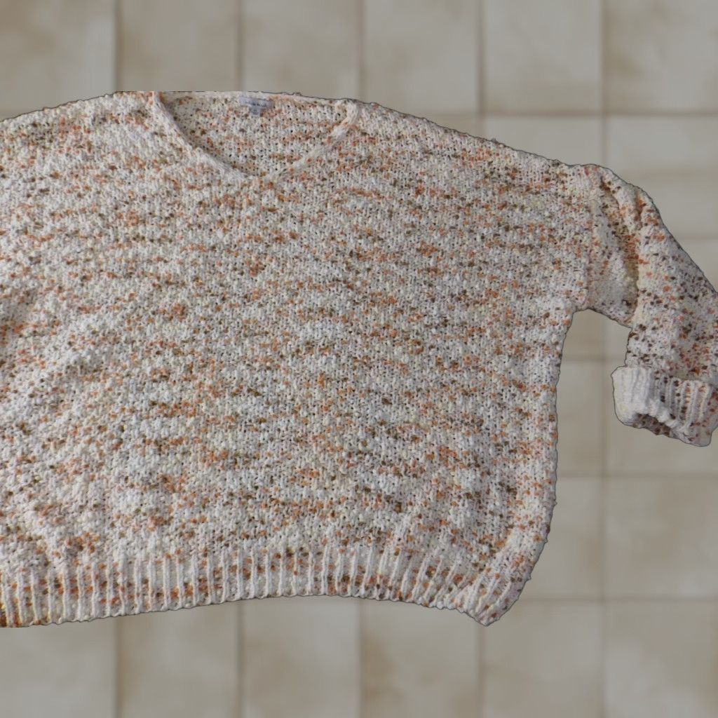 Vintage White Birch Womens Sweater XL Pullover Beige Knit Rib Long Sleeve Turtleneck Casual Autumn Winter Fall Regular Size XS-XL not applicable Size XL / US 12-14 / IT 48-50 - 1 Thumbnail