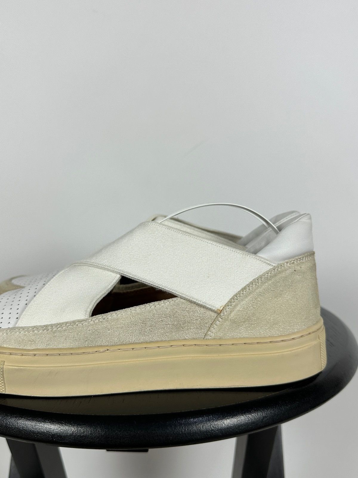 Dries Van Noten Dries Van Noten White Leather Slip-On Shoes Size US 7.5 / IT 37.5 - 14 Thumbnail