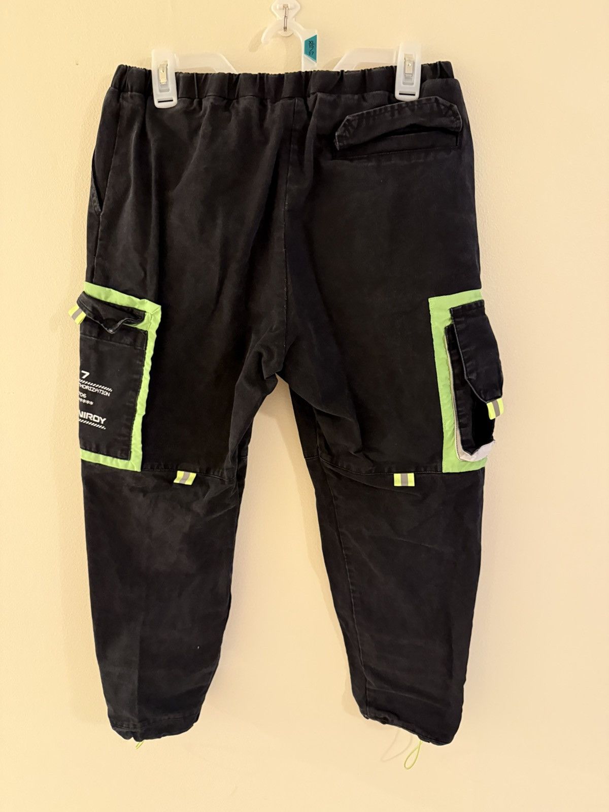 Vintage Black/Green cargo pants Size US 32 / EU 48 - 2 Thumbnail