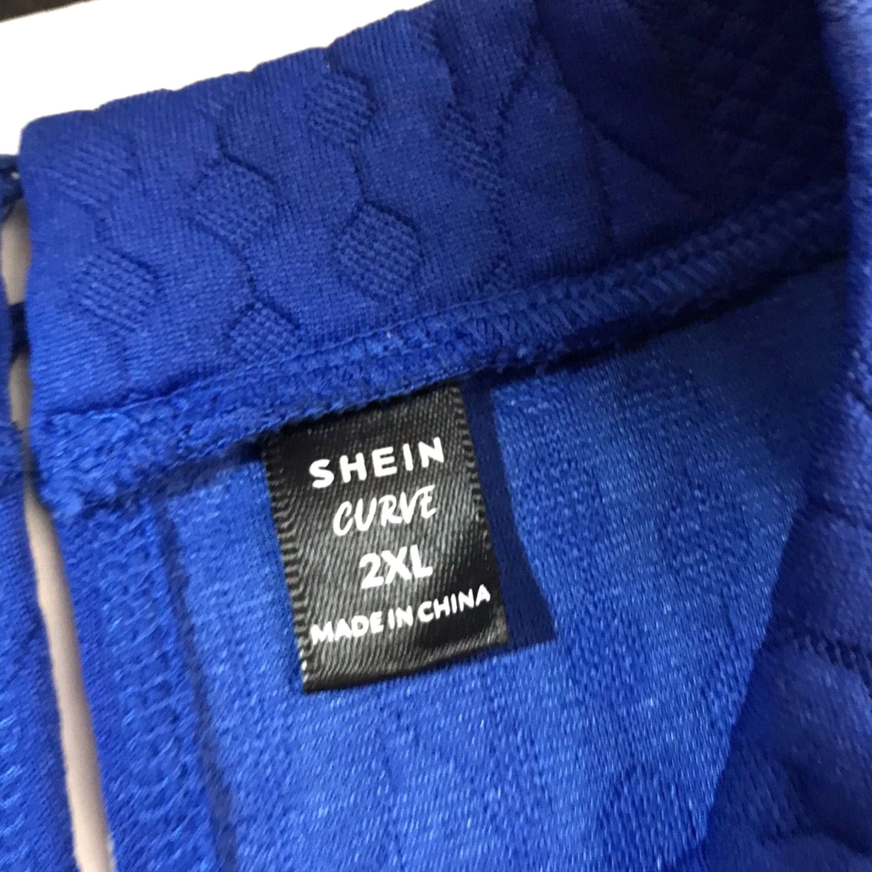 Shein Shein Women Plus Size Blue A-Line Midi Dress Long Sleeve Casual Knit Spring Fall Winter Size XXL / US 16-18 / IT 52-54 - 6 Thumbnail