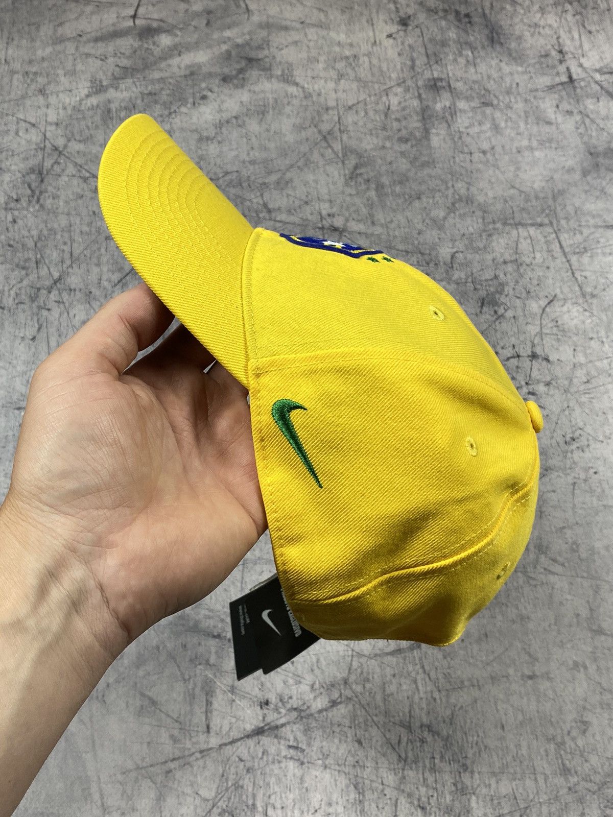 Nike × Vintage NEW Vintage Nike Brasil Soccer Jersey Cap Hats Size ONE SIZE - 7 Thumbnail