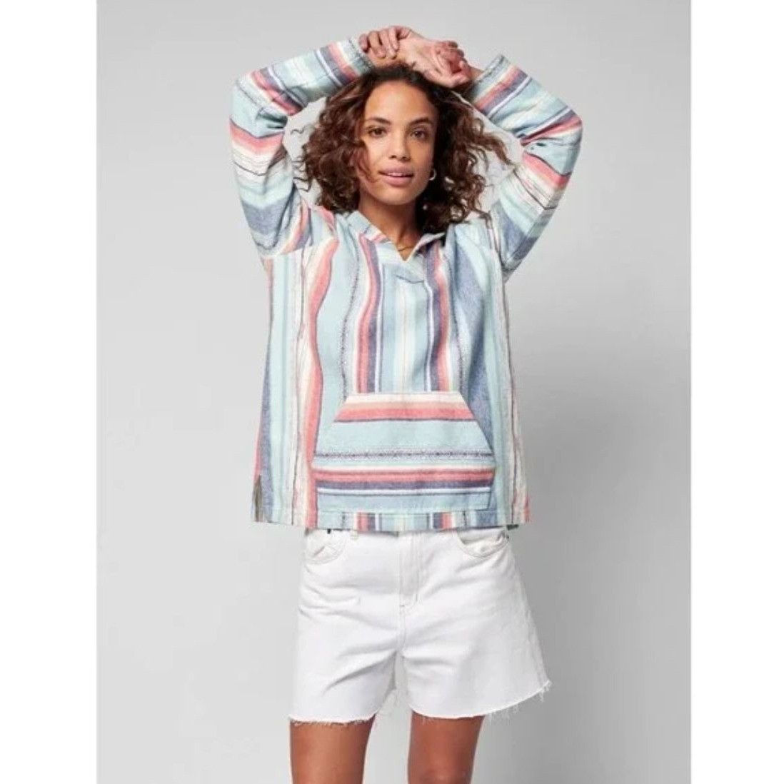 Faherty NWT Faherty Baja Sierra Paradise Hooded Pullover Top Tunic W Size S / US 4 / IT 40 - 14 Thumbnail