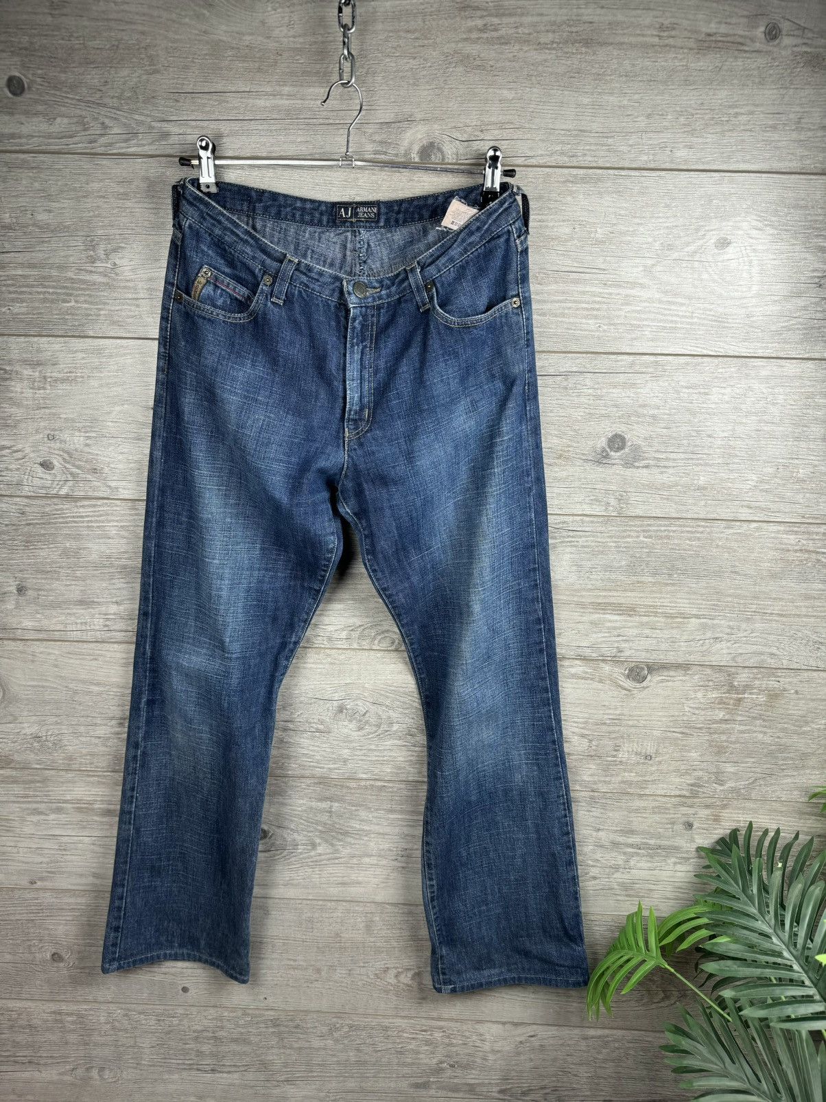 Armani × Vintage Vintage Armani Jeans On A Wide Leg size 29 Size US 29 - 7 Thumbnail