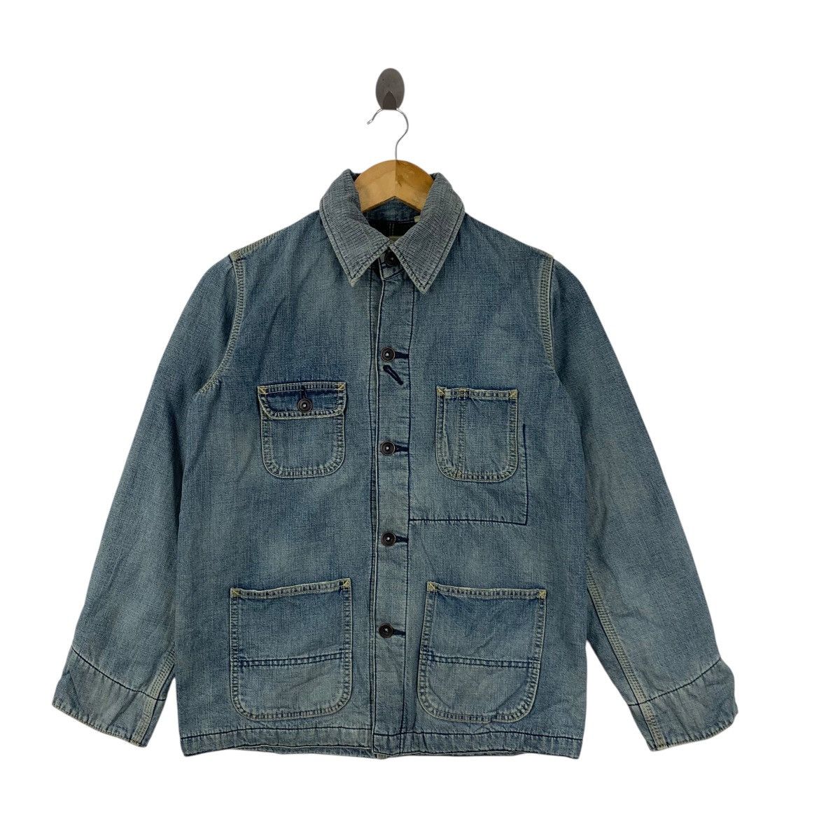 Vintage Vintage FLASH REPORT JAPAN Denim Jeans Detroit Natural Dyed Size US M / EU 48-50 / 2 - 4 Thumbnail