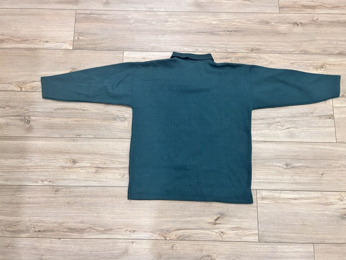 Vintage Green vintage 90s long sleeve knit shirt Size US L / EU 52-54 / 3 - 3 Thumbnail